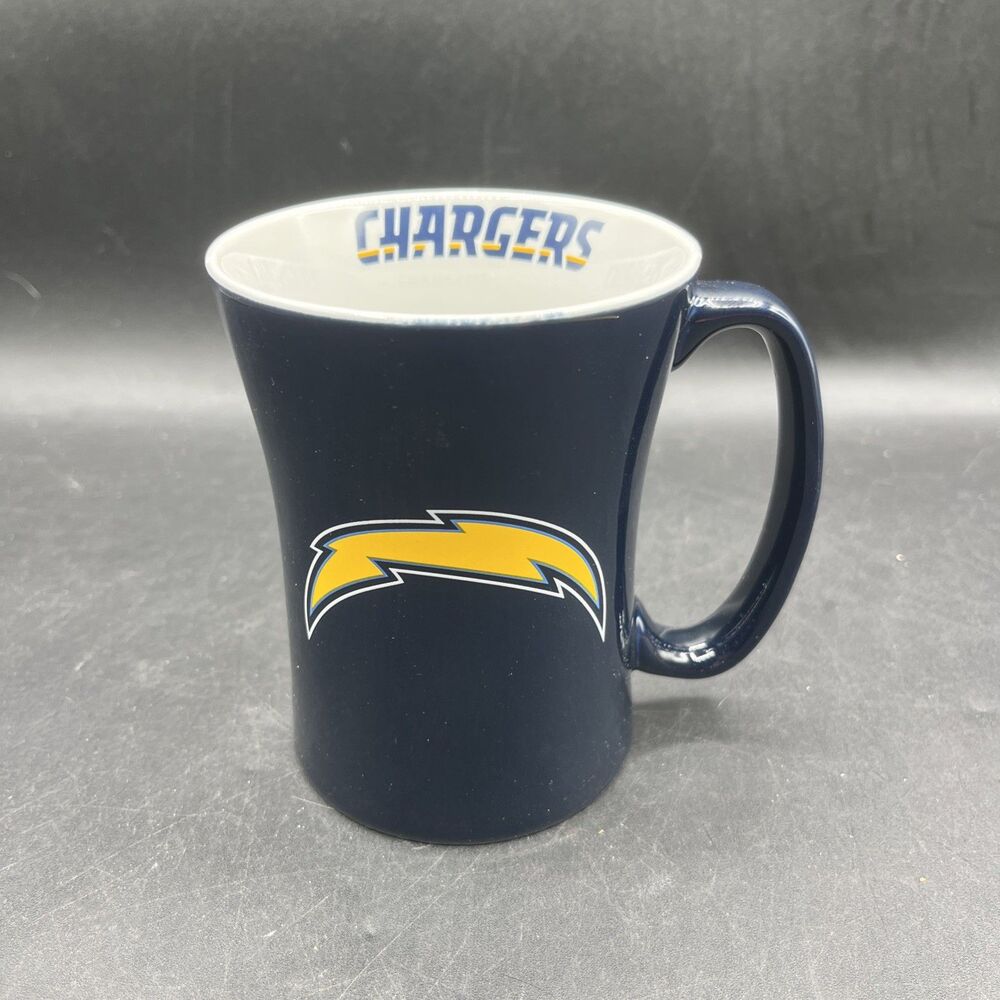Los Angeles Chargers Boelter Brands NFL 14oz Ceramic Sculpted Coffee Mug